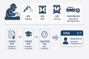 KOREA E-7 VISA Work & Visa in Korea